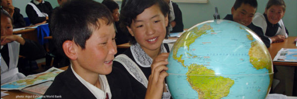 children with globe