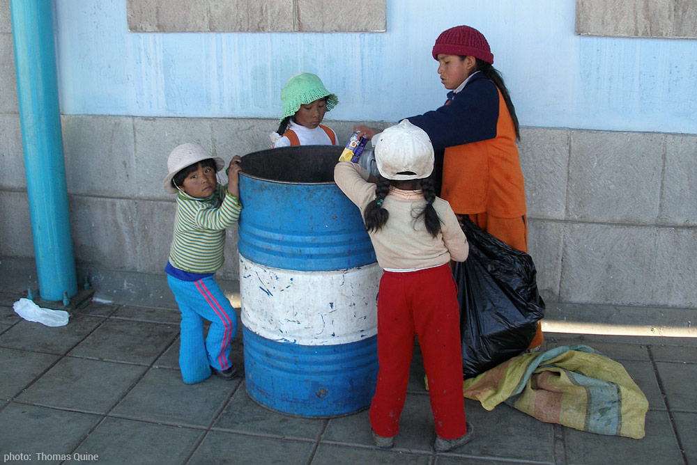 street children in Peru