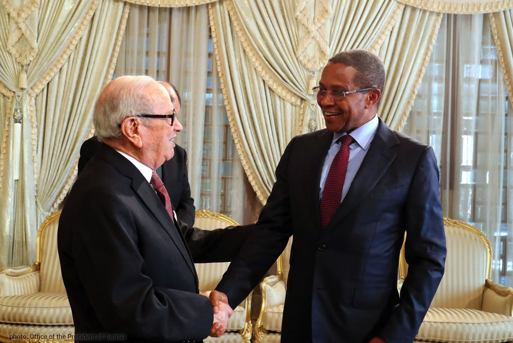 Essebsi receives delegation from International Commission on Financing Global Education Opportunity