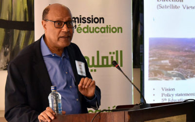 Omari Issa introduces the delivery approach to delegates from 12 African countries at the Commission's Learning Generation workshop in Nairobi in May, 2017.