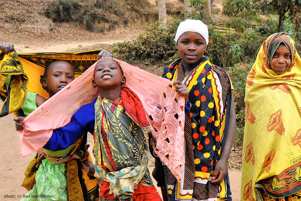 Girls in the Usambara Mtns, Tanzania