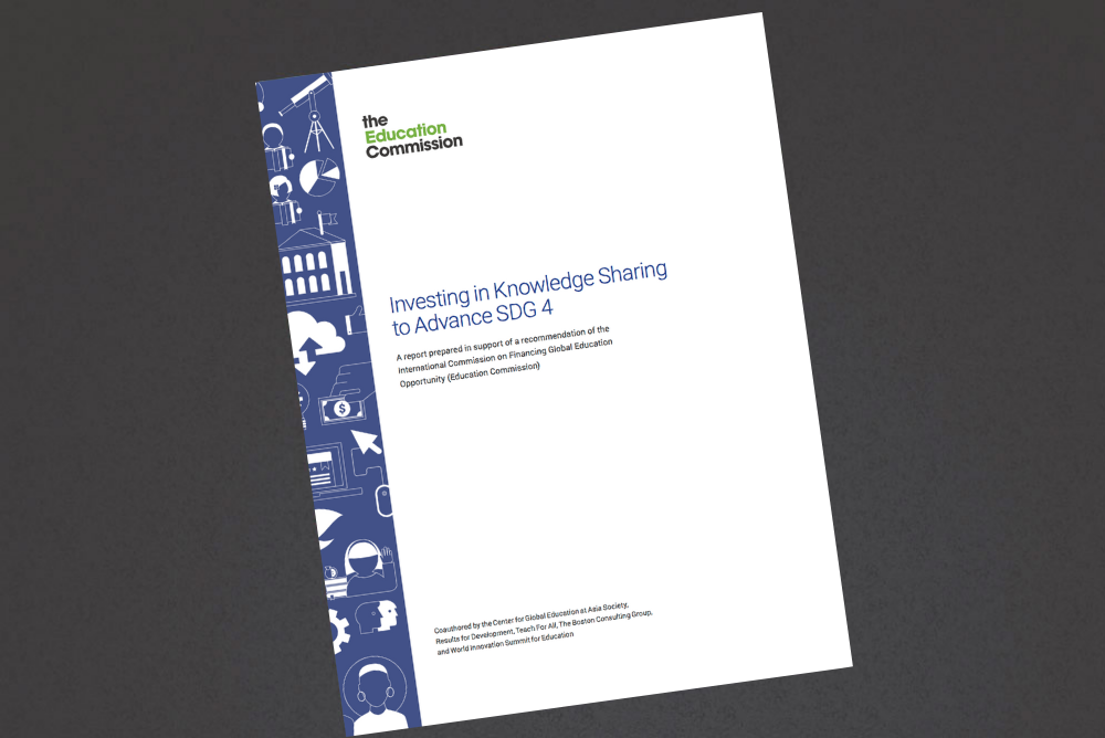 Investing in Knowledge Sharing to Advance SDG 4