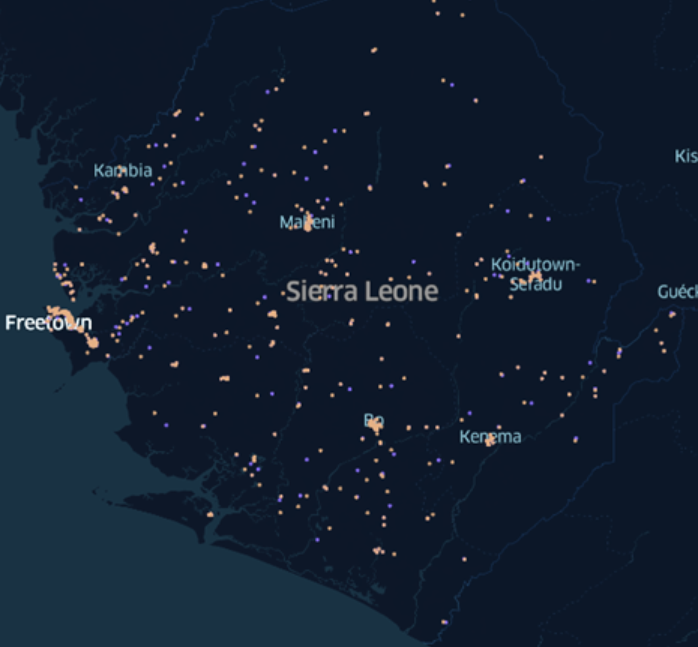 map sierra leone
