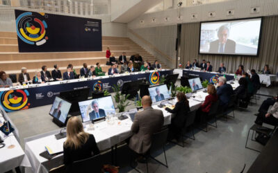 Commission Chair Gordon Brown and ED Liesbet Steer address first ministerial meeting of the School Meals Coalition in Helsinki